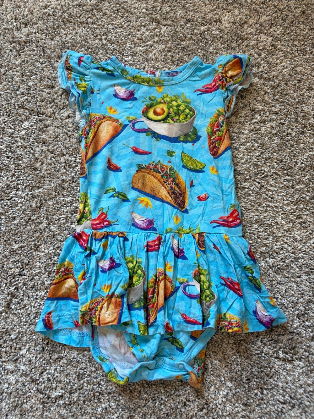 Bums & Roses Taco Twirl Dress